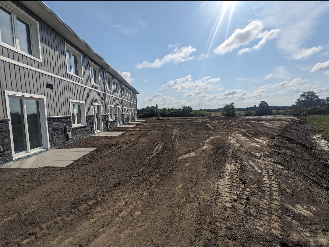 Commercial grading project by Devine Image — new multi-unit development site